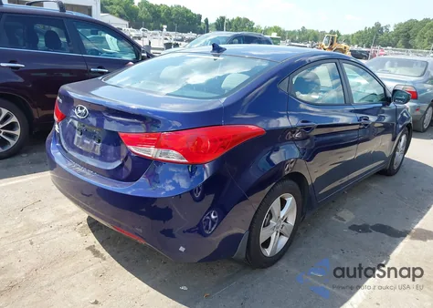 2013 Hyundai Elantra Gls из США, поврежденный, VIN 5NPDH4AE3DH273292